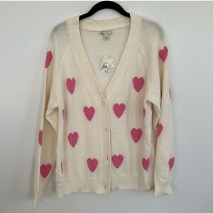NWT Cato Hearts Cardigan